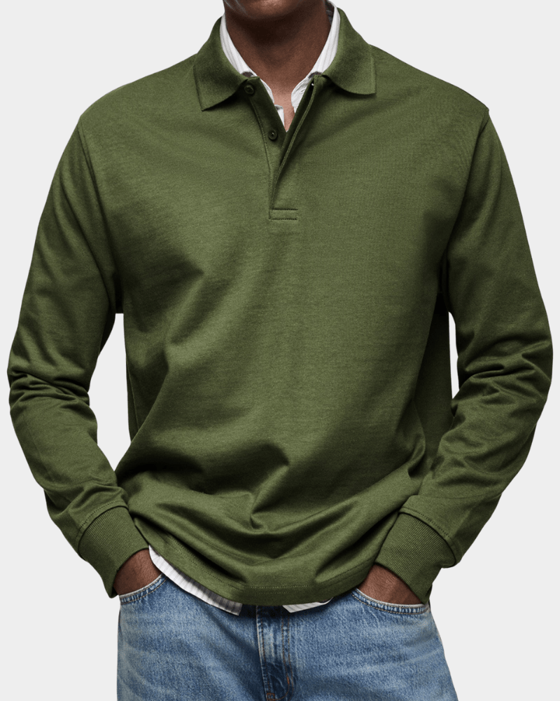 Richard - Comfortable long-sleeved spring polo shirt