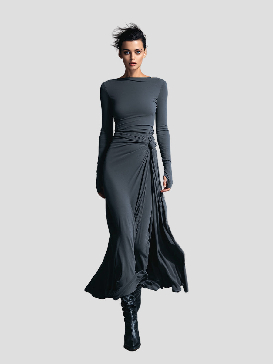 Anna | Elegant Dress Made of Stretch Fabric with a Shaping Effect