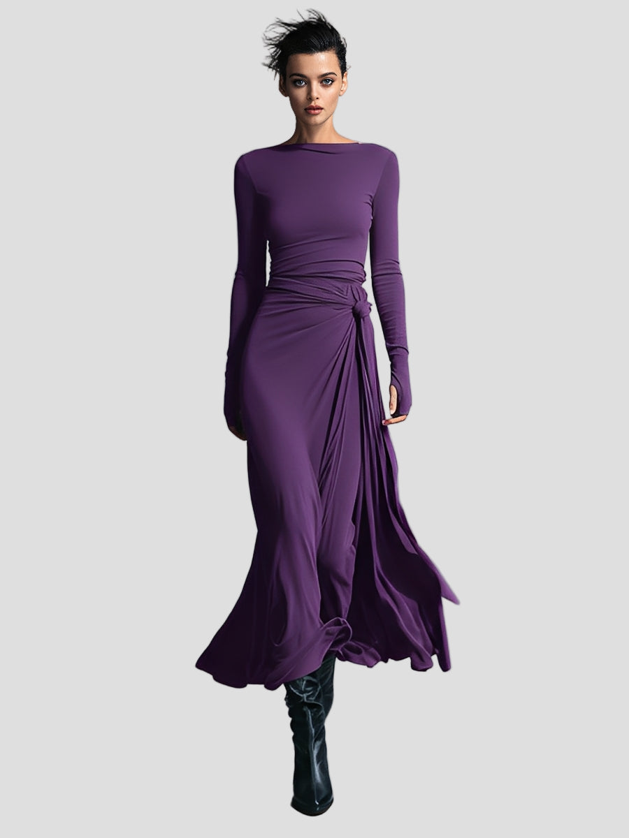 Anna | Elegant Dress Made of Stretch Fabric with a Shaping Effect