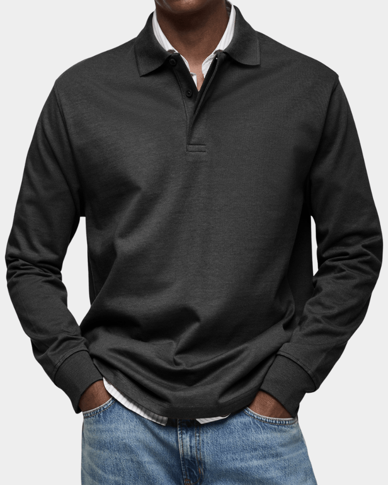 Richard - Comfortable long-sleeved spring polo shirt