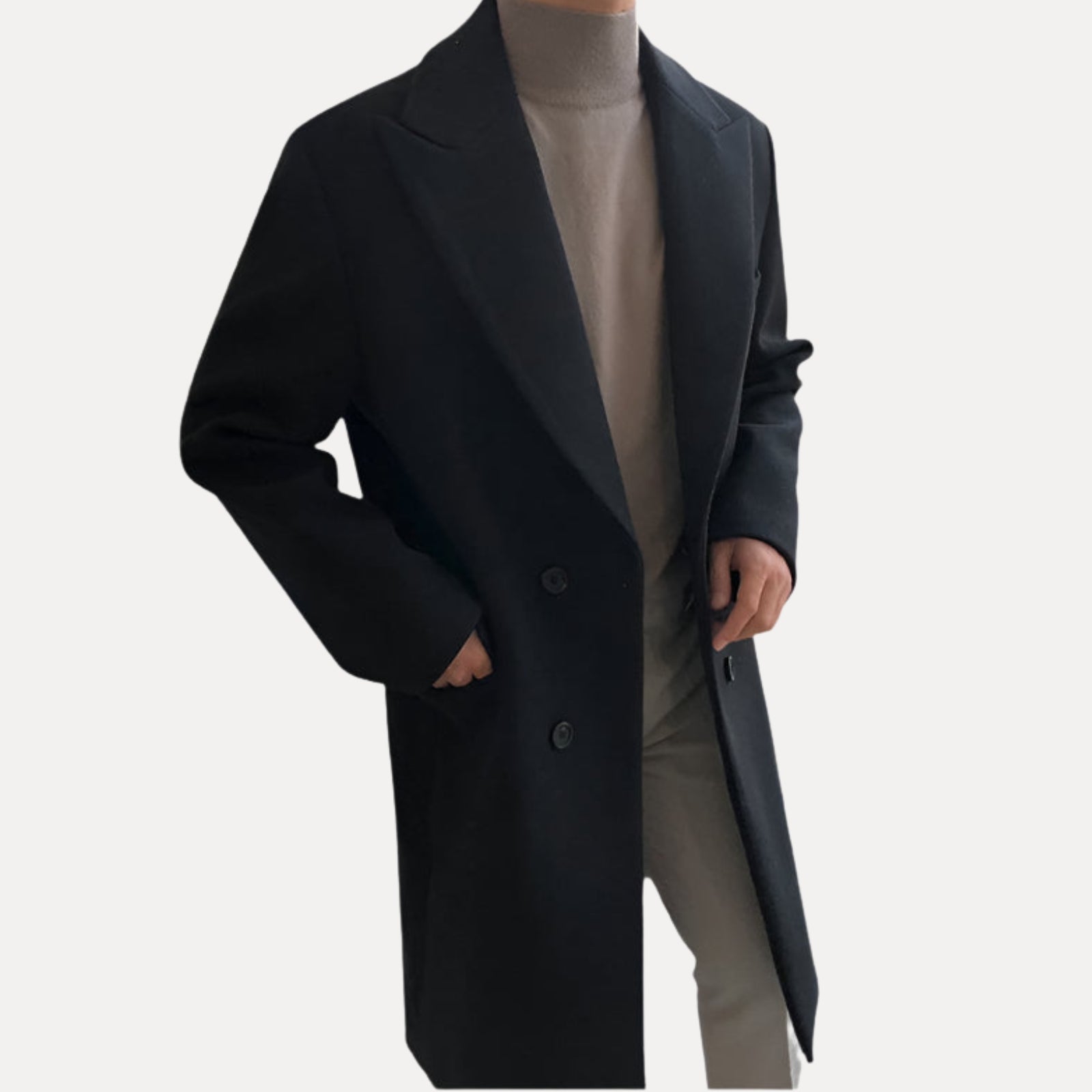 O'Dara | ELEGANT DOUBLE-BREASTED COAT FOR MEN