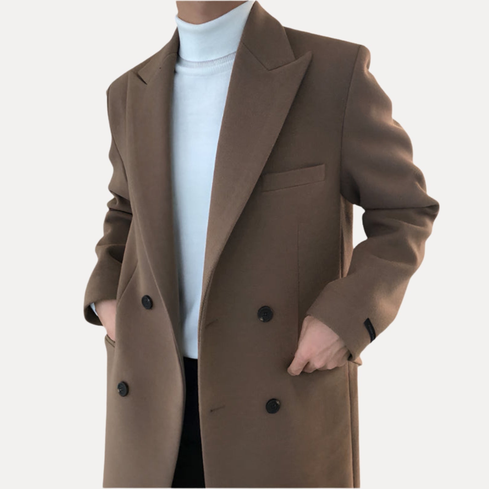 O'Dara | ELEGANT DOUBLE-BREASTED COAT FOR MEN