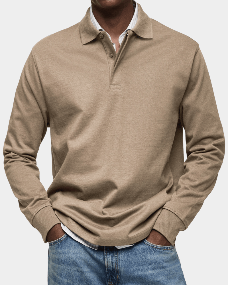 Richard - Comfortable long-sleeved spring polo shirt