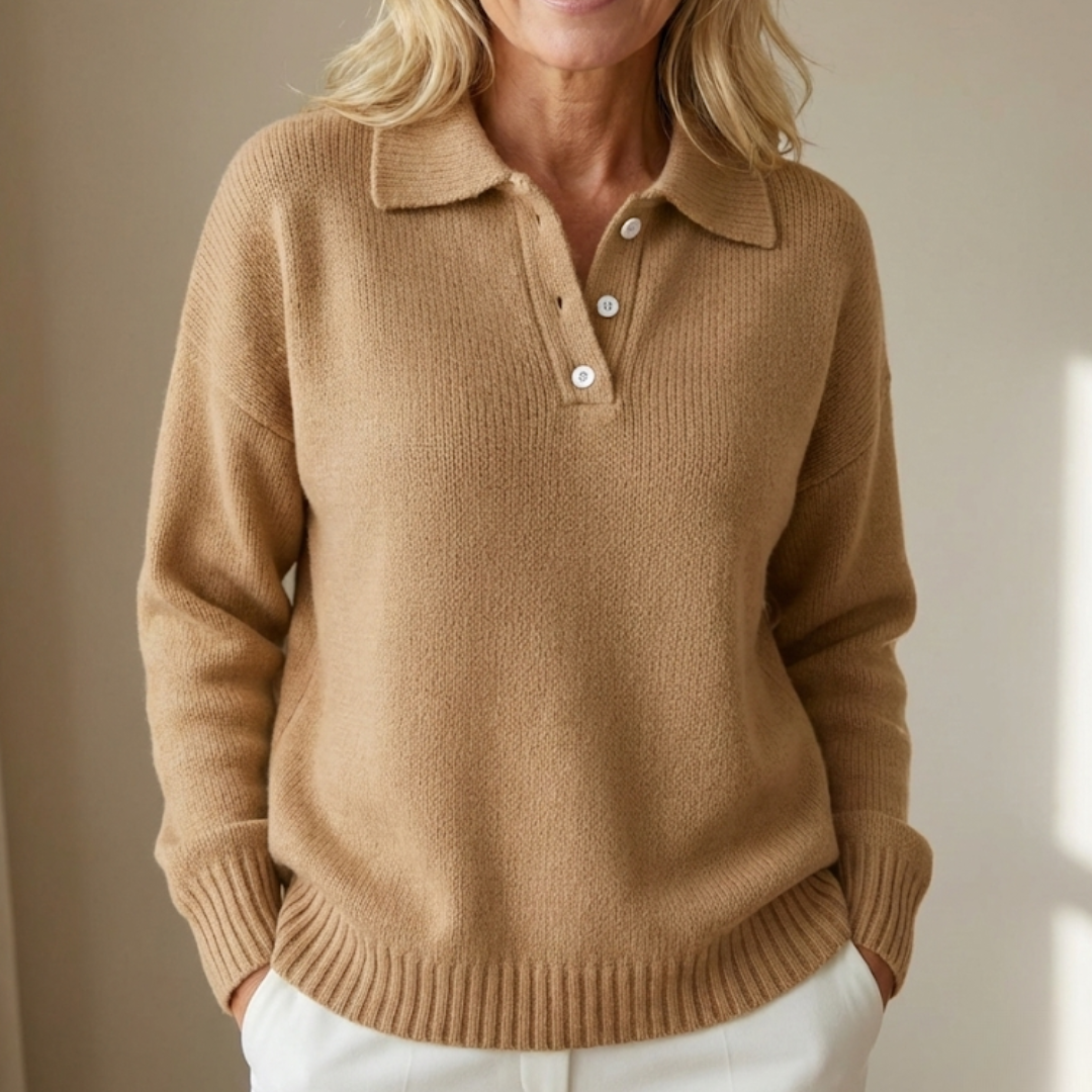 Olivia | Soft Knit Sweater with Collar
