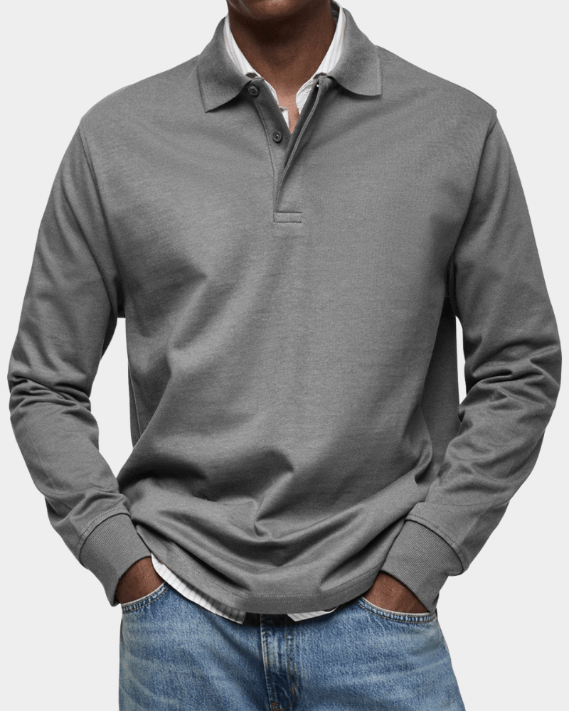 Richard - Comfortable long-sleeved spring polo shirt