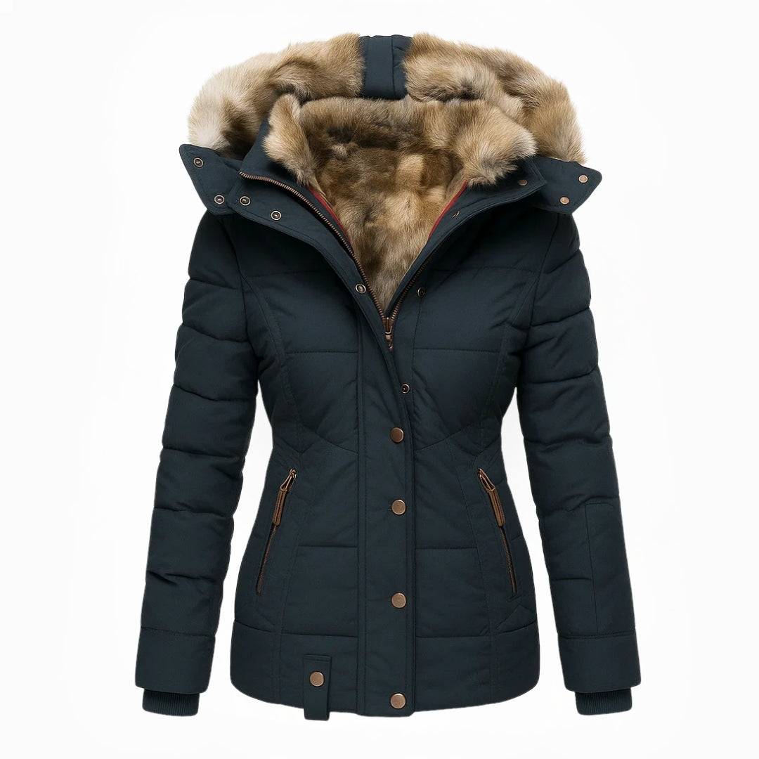 Aileen™ | Warm, fur-lined winter coat