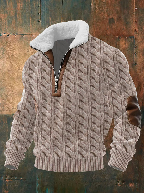 Casian™ | Quarter Zip Pullover with Padded Collar