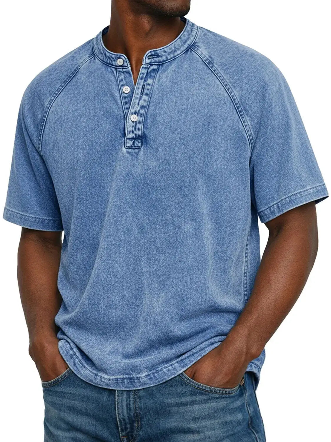 Ben - Vintage Men's Shirt With Buttons