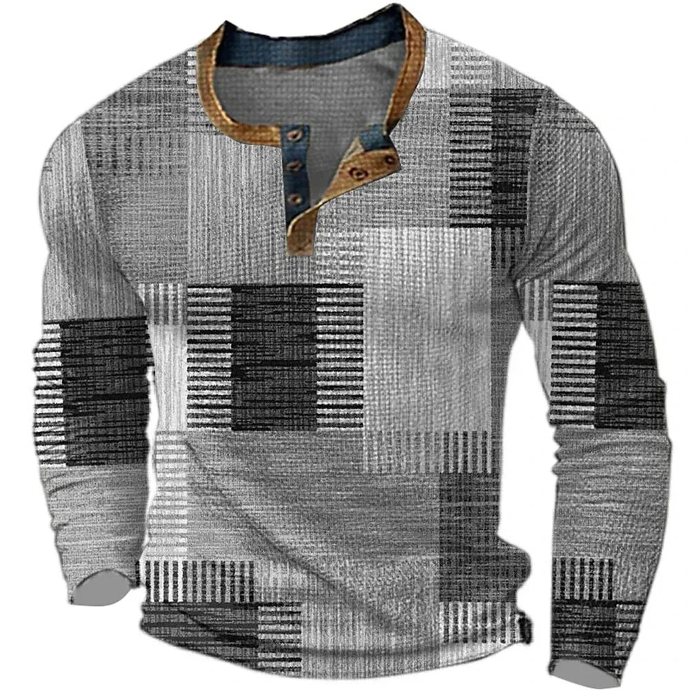 Barry - Colourful Long Sleeved Shirt