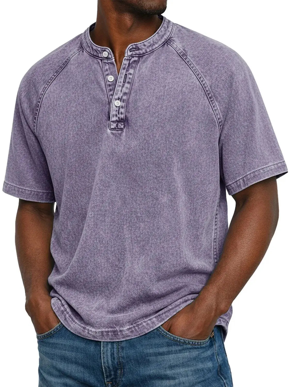 Ben - Vintage Men's Shirt With Buttons