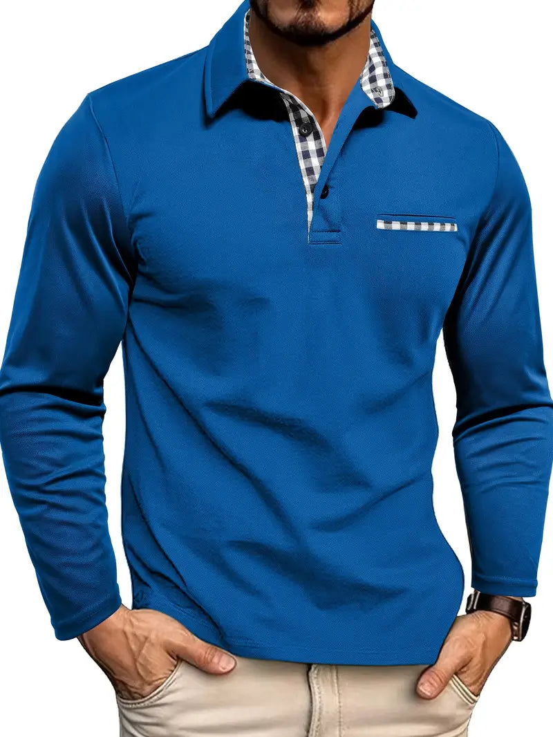 Gavin™ - Long Sleeve Polo Shirt