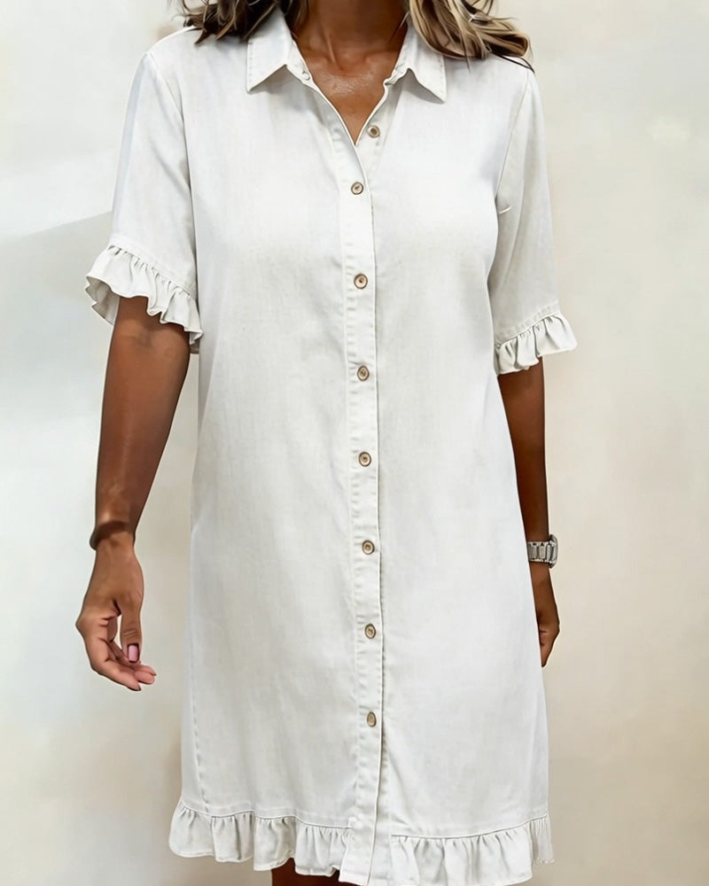 Alyssa | Comfortable Denim Dress with Flattering Shape