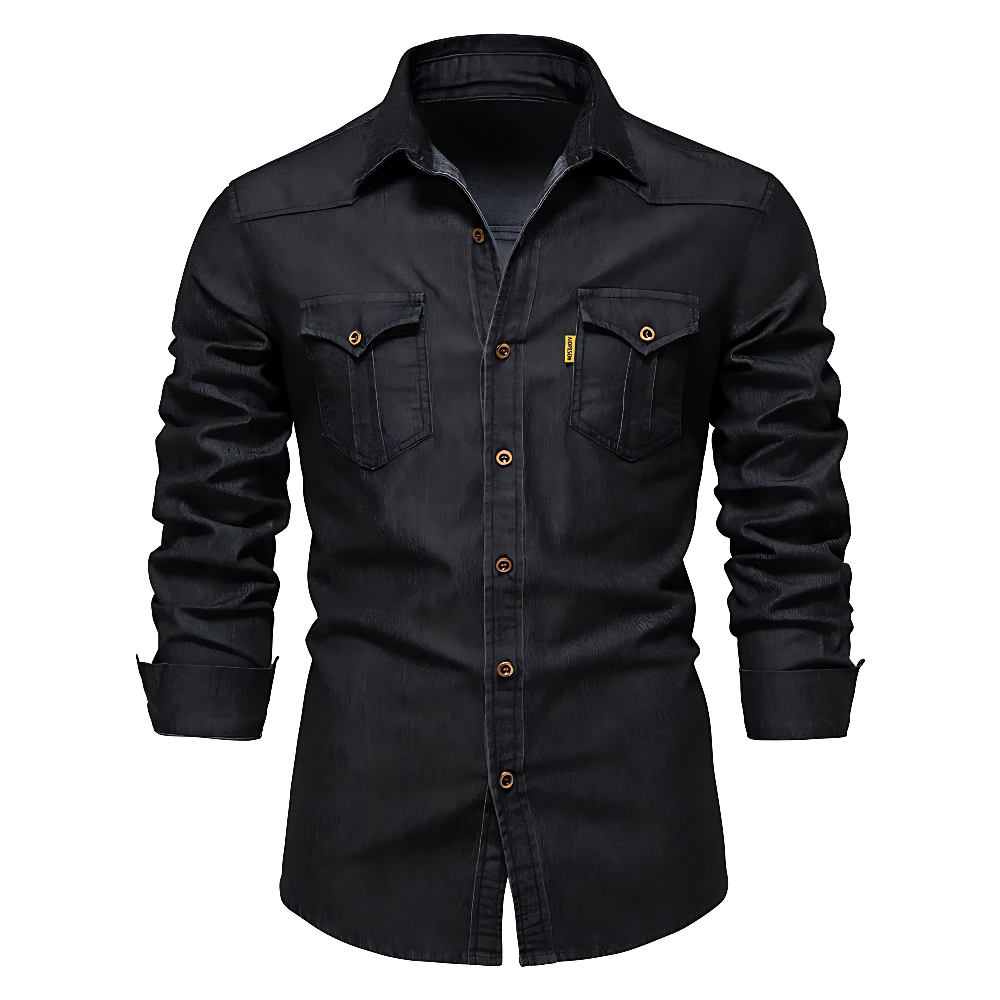 Kevin™ | High-quality cotton denim shirt