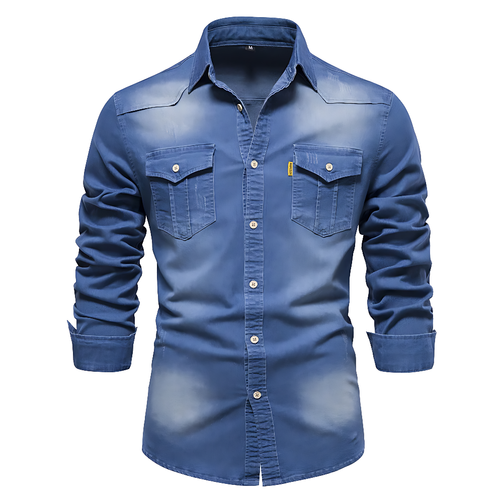 Kevin™ | High-quality cotton denim shirt