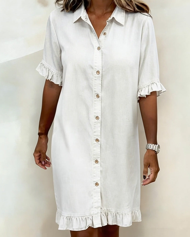 Alyssa | Comfortable Denim Dress with Flattering Shape