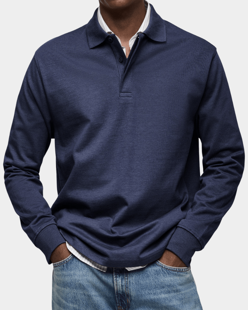 Richard - Comfortable long-sleeved spring polo shirt