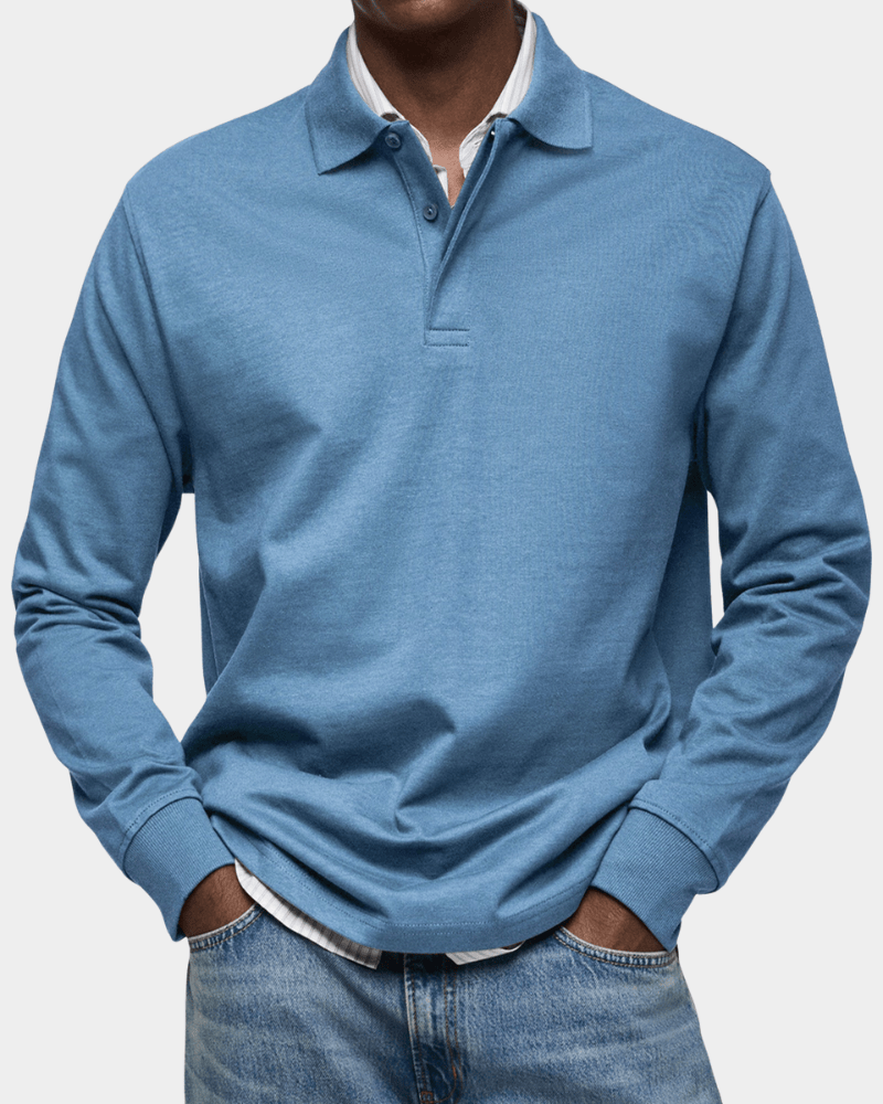 Richard - Comfortable long-sleeved spring polo shirt