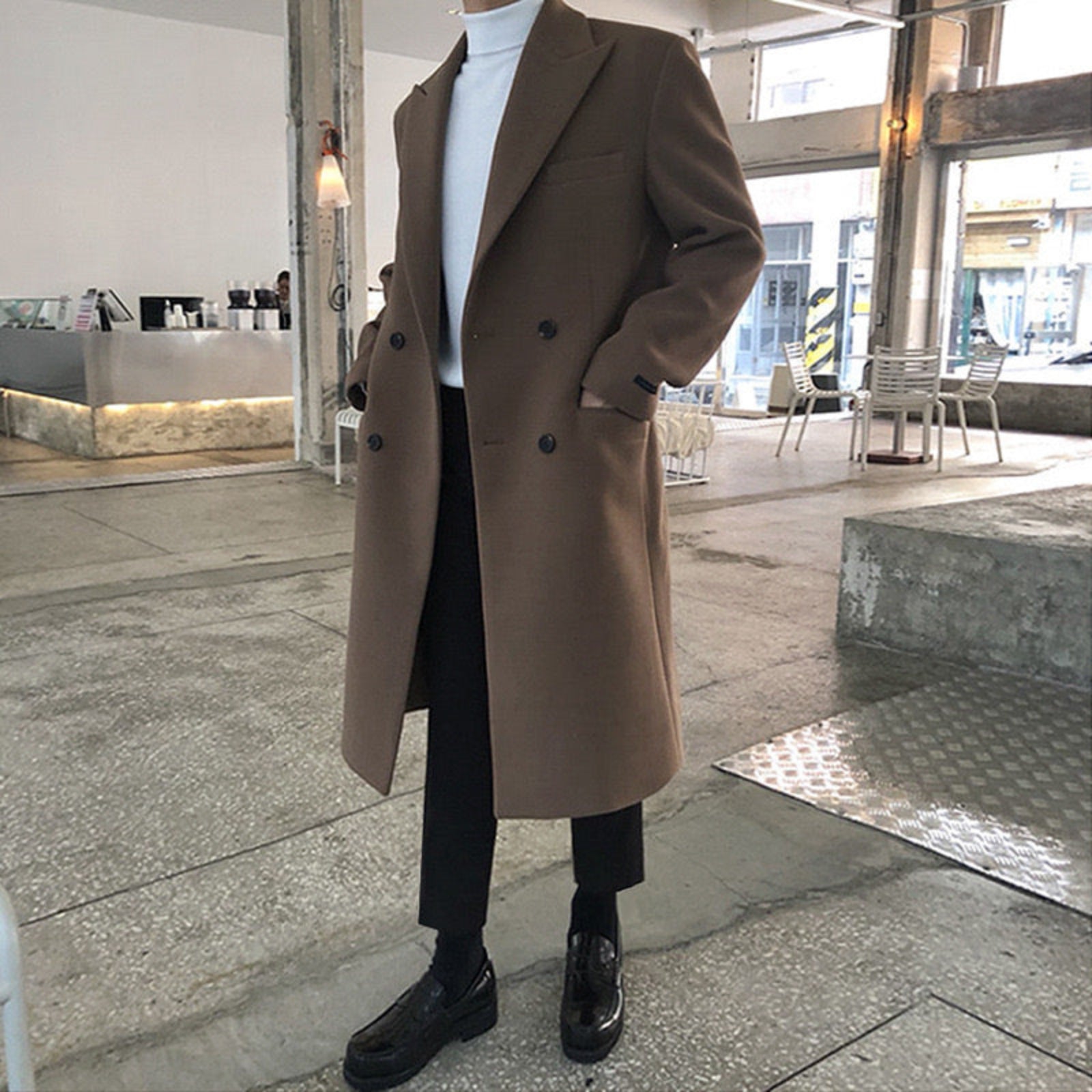 O'Dara | ELEGANT DOUBLE-BREASTED COAT FOR MEN