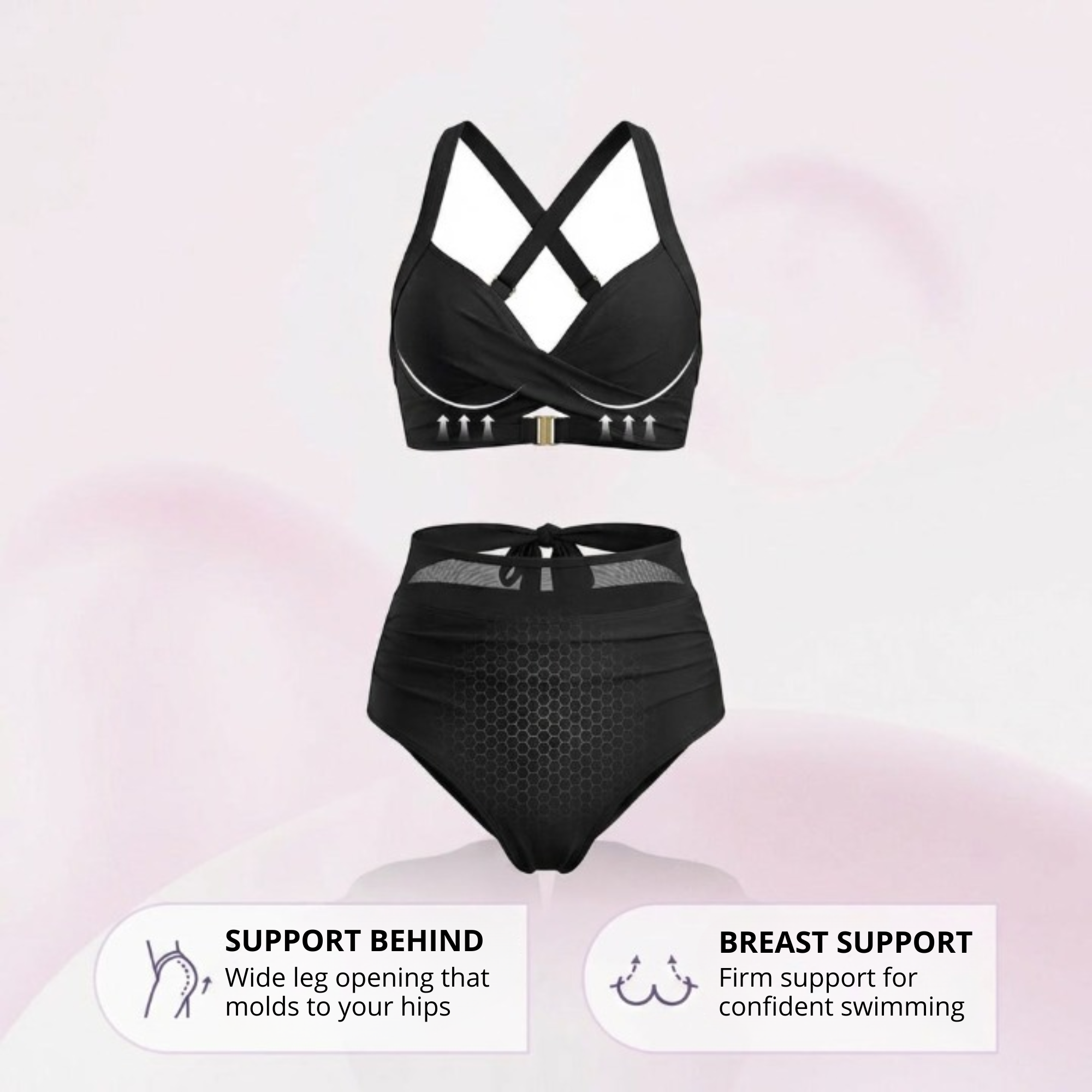 Saoirse | 2-in-1 High-Waisted Tummy Control Bikini