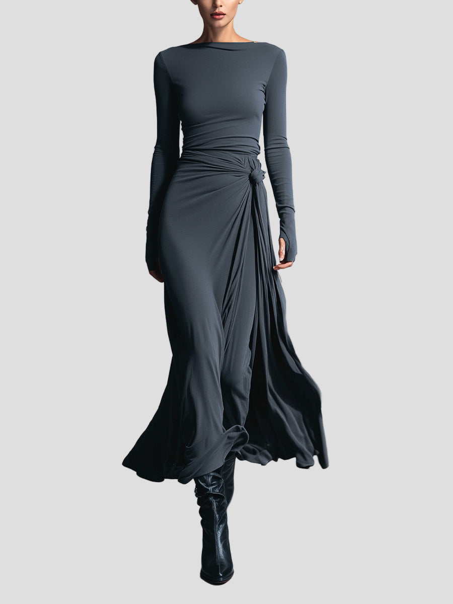 Anna | Elegant Dress Made of Stretch Fabric with a Shaping Effect