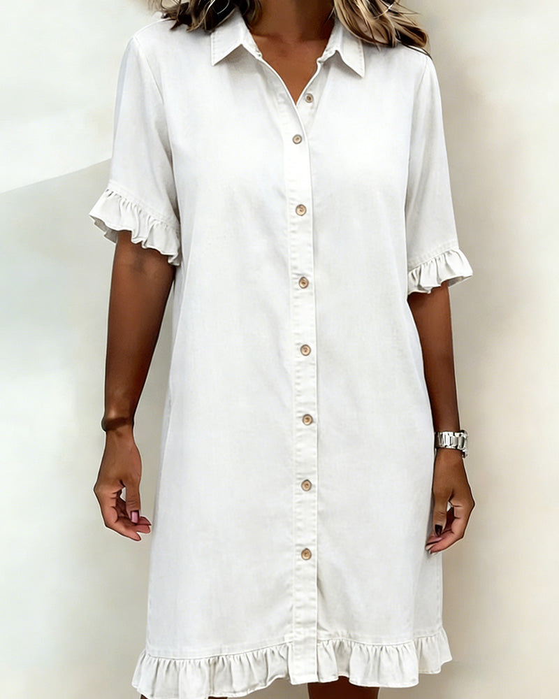 Alyssa | Comfortable Denim Dress with Flattering Shape