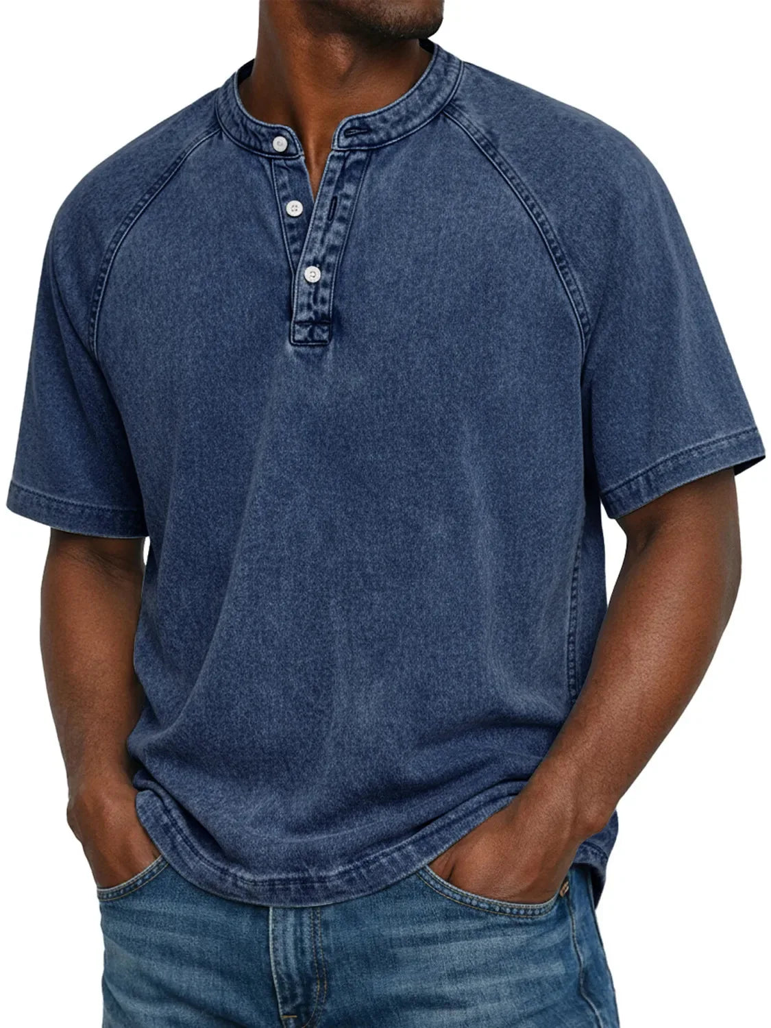 Ben - Vintage Men's Shirt With Buttons