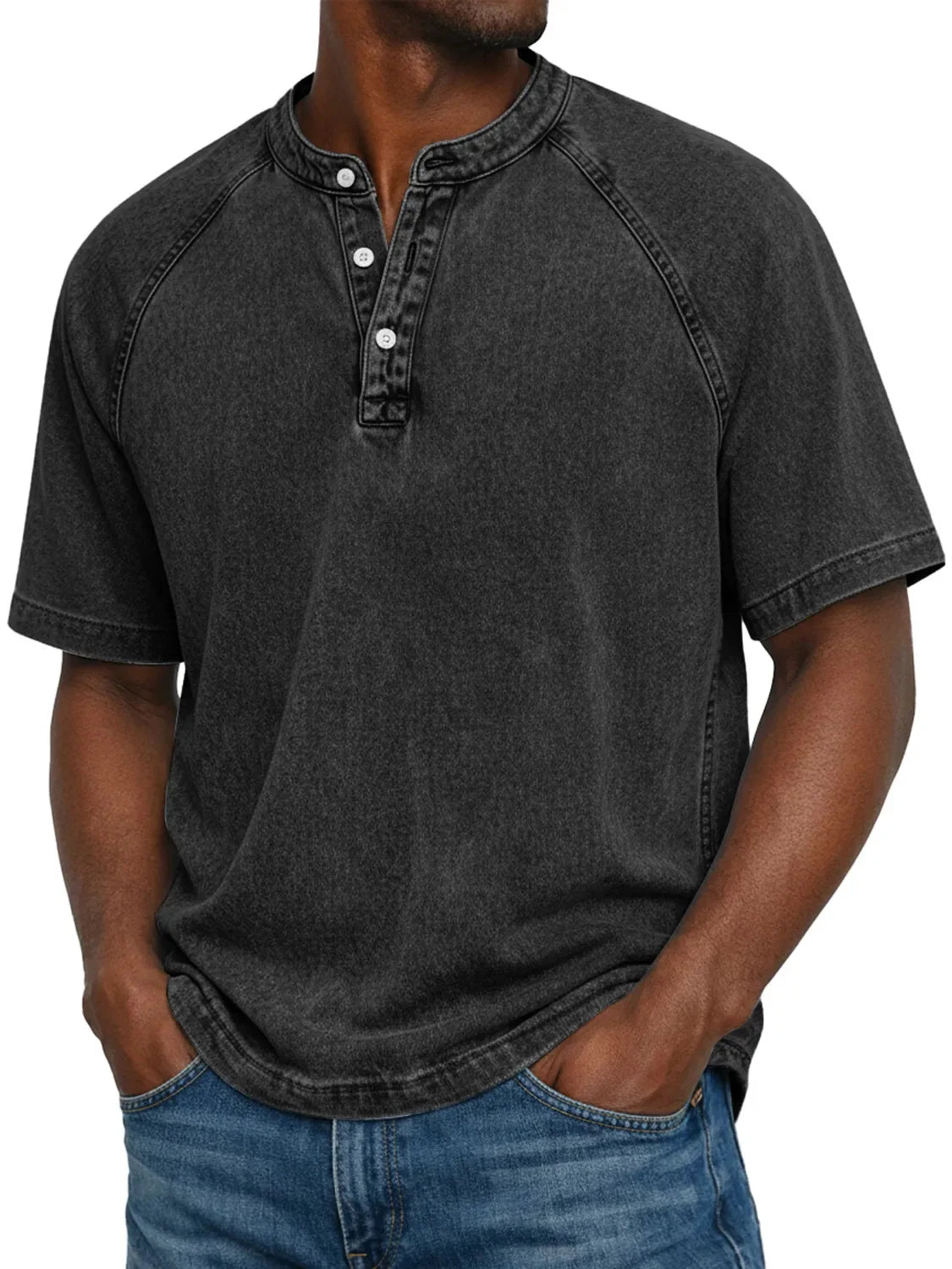 Ben - Vintage Men's Shirt With Buttons
