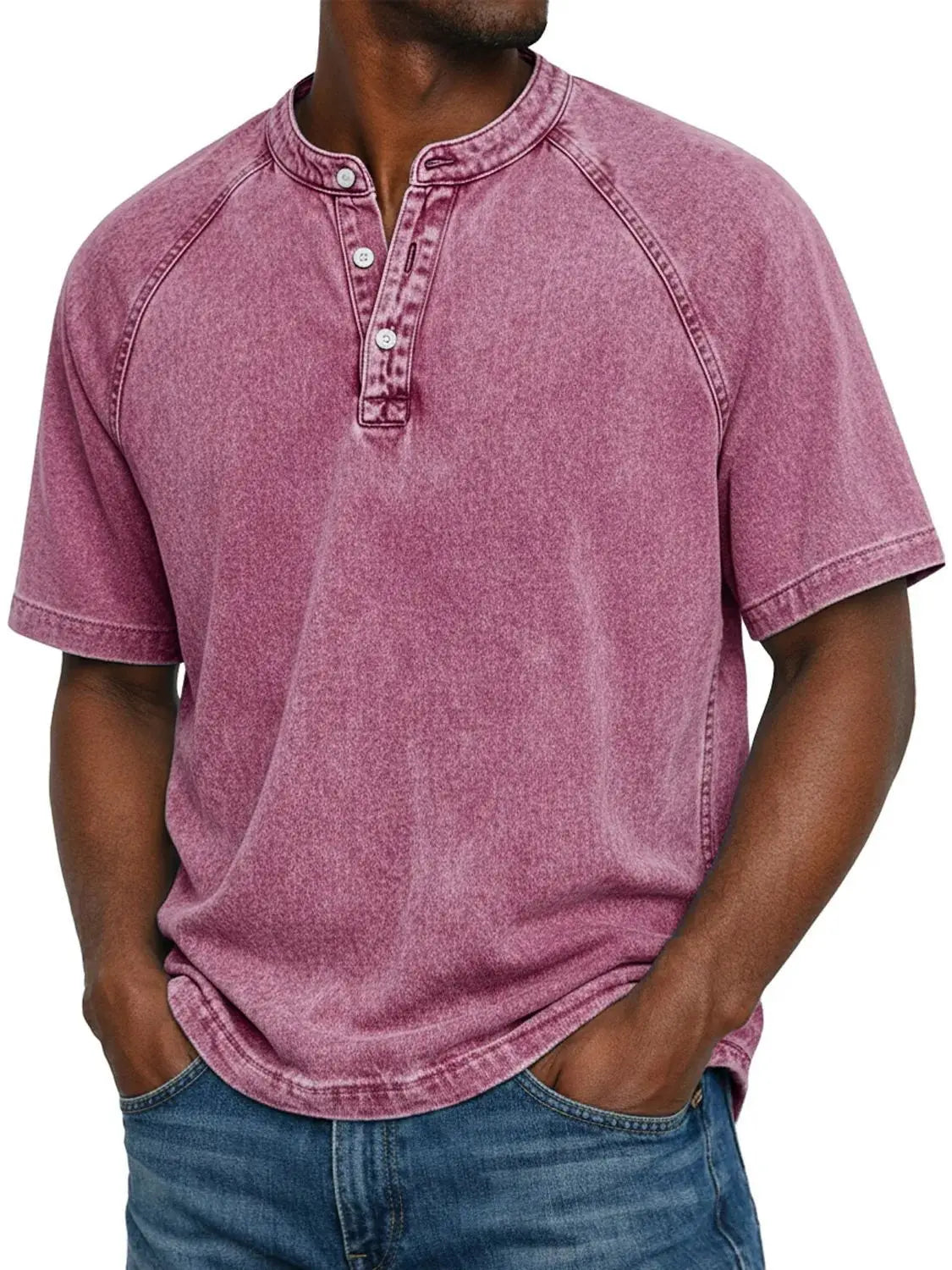 Ben - Vintage Men's Shirt With Buttons
