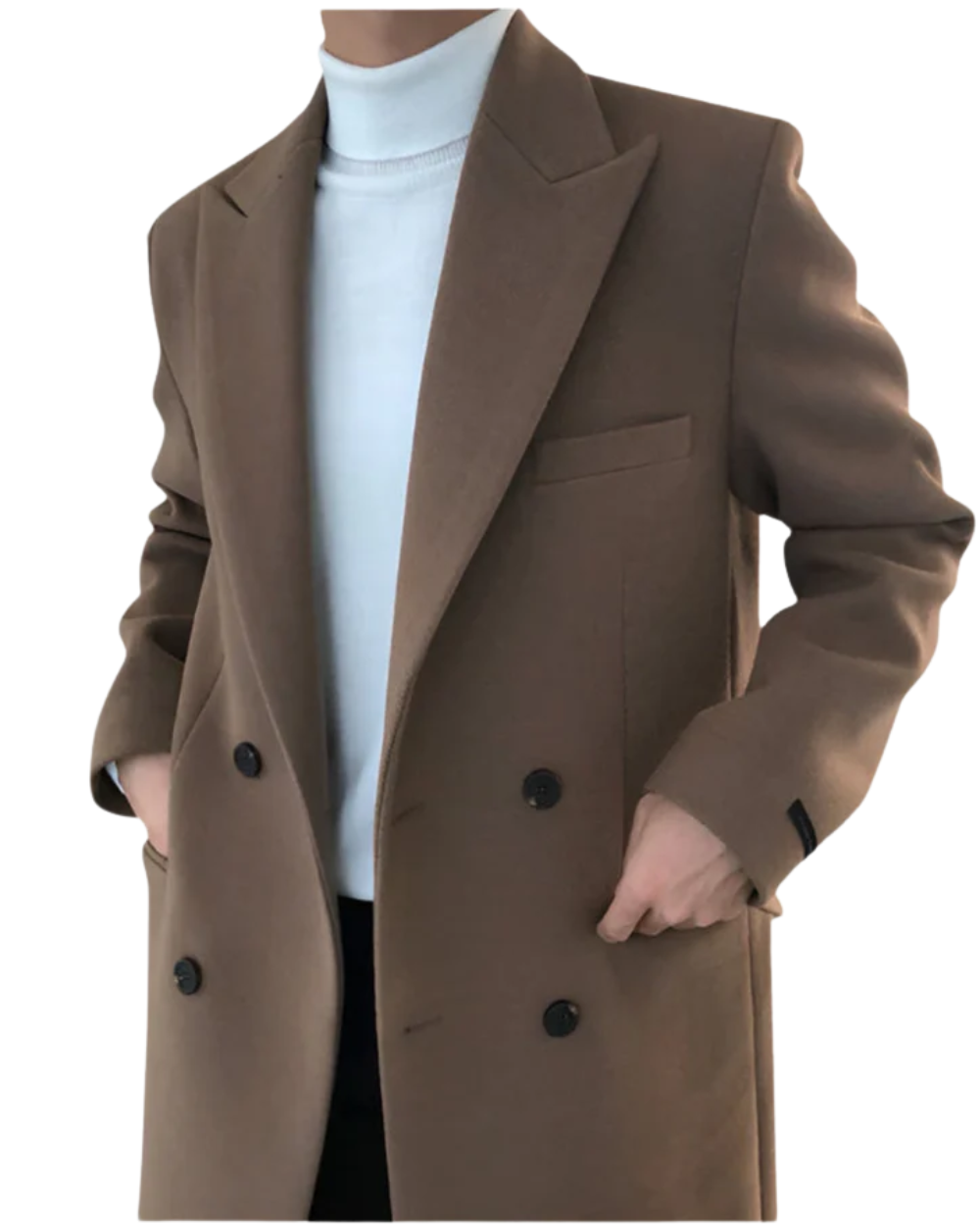 O'Dara | ELEGANT DOUBLE-BREASTED COAT FOR MEN