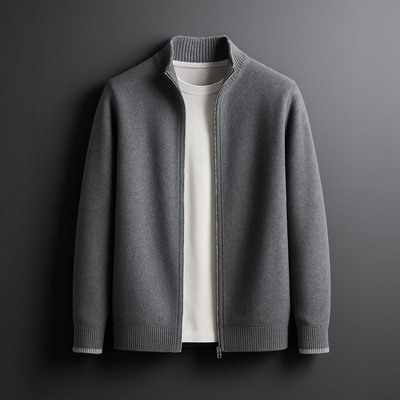 Harvey™ - Elegant Wool Zip Jacket